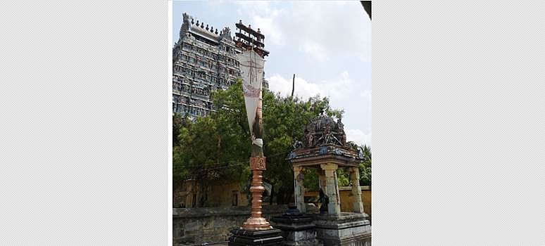 சிதம்பரம் ஸ்ரீபாண்டியநாயகம் கோயில் பங்குனி உத்திரம் திருவிழா: கொடியேற்றத்துடன் தொடங்கியது